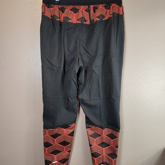 Nike Windbreaker Pants New Mens sz XL Red/Black Running - Picture 2 of 10